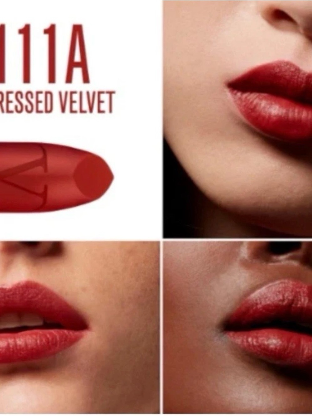 Valentino Rosso Matte Lipstick — undressed velvet 111A - Picture 4 of 4